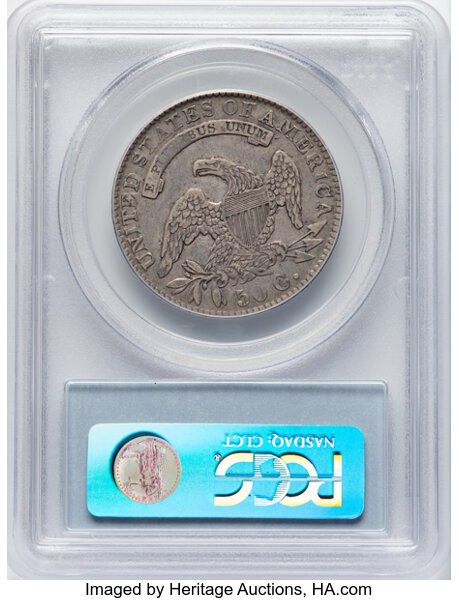 image for: 1832 50C Small Letters, O-122, R.1, XF40 PCGS. Ex: Manhattan Collection. PCGS Population: 14 in 40, 34 finer (11/25). CDN: ...