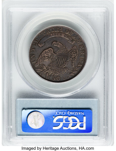 image for: 1831 50C O-107, R.3, XF40 PCGS. Ex: Manhattan Collection. PCGS Population: 7 in 40, 15 finer (11/25). CDN: $176 Whsle. Bid ...