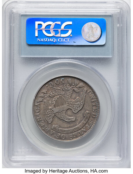 image for: 1830 50C Medium 0, O-119, R.1, XF45 PCGS. Ex: Manhattan Collection. PCGS Population: 8 in 45, 25 finer (11/25). CDN: $190 W...