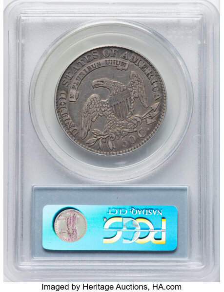 image for: 1829/7 50C O-102, R.2, VF35 PCGS. Ex: Manhattan Collection. PCGS Population: 3 in 35, 25 finer (11/25). CDN: $260 Whsle. Bi...
