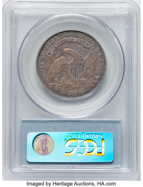 image for: 1834 50C Small Date, Small Letters, O-112, R.3, VF35 PCGS. Ex: Manhattan Collection. PCGS Population: 3 in 35, 17 finer (11...