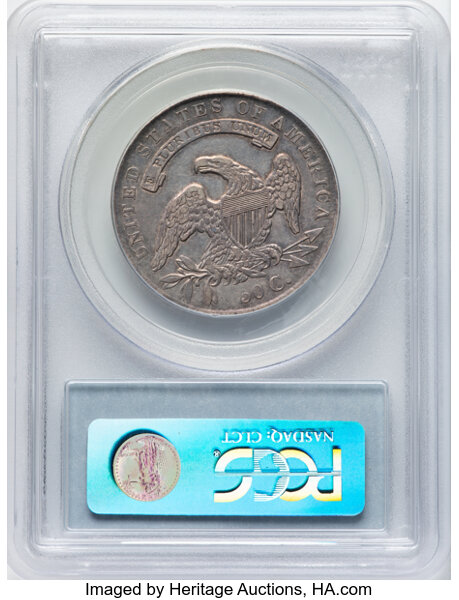 image for: 1834 50C Small Date, Small Letters, O-115, R.2, XF40 PCGS. Ex: Manhattan Collection. PCGS Population: 8 in 40, 14 finer (11...