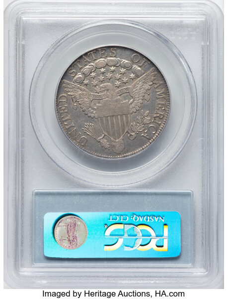 image for: 1806 50C Pointed 6, No Stem, O-109, T-15, R.1, XF45 PCGS. Ex: Manhattan Collection. PCGS Population: 3 in 45 (1 in 45+), 11...