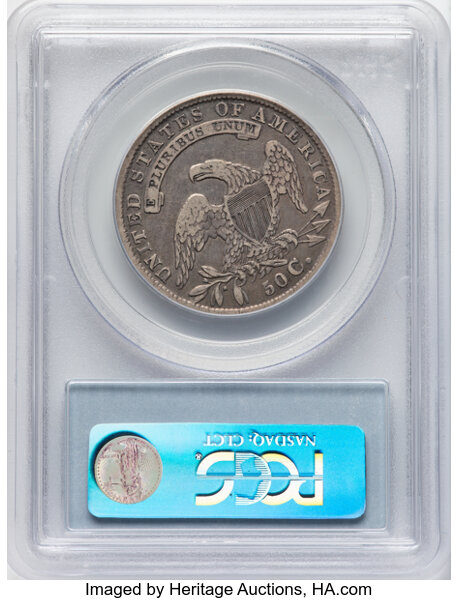 image for: 1834 50C Large Date, Small Letters, O-105, R.1, VF35 PCGS. Ex: Manhattan Collection. PCGS Population: 2 in 35, 24 finer (11...