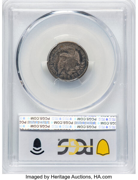 image for: 1820 10C Medium 0, JR-10, R.3, Fine 15 PCGS. PCGS Population: 1 in 15, 5 finer (10/25). CDN: $160 Whsle. Bid for NGC/PCGS F...