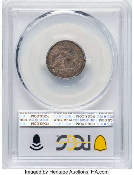 image for: 1821 10C Small Date, JR-10, Low R.4, VF30 PCGS. PCGS Population: 2 in 30, 4 finer (10/25). CDN: $302.50 Whsle. Bid for NGC/...