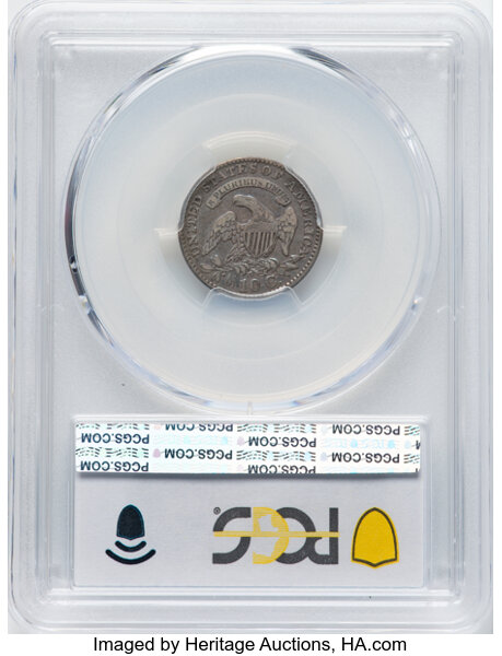image for: 1828 10C Small Date, Square Base 2, JR-1, R.2, Fine 15 PCGS. PCGS Population: 2 in 15, 11 finer (10/25). CDN: $175 Whsle. B...