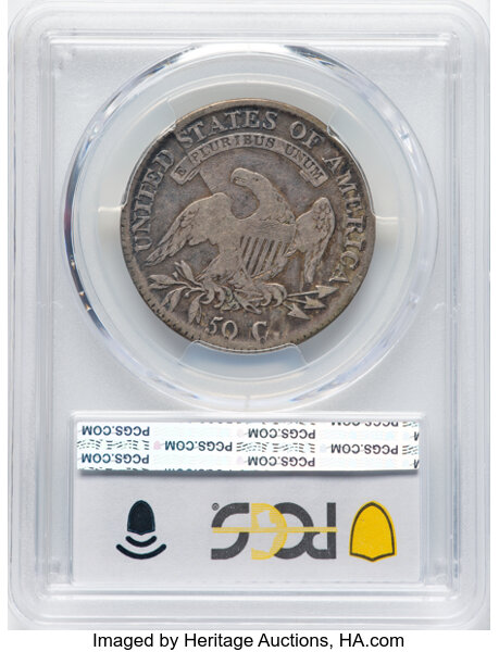 image for: 1811 50C Small 8, O-109, R.3, VG10 PCGS. CDN: $101 Whsle. Bid for NGC/PCGS VG10....