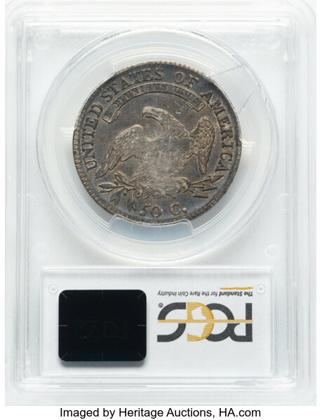 image for: 1811 50C Small 8, O-112a, R.5, VF30 PCGS. PCGS Population: 4 in 30, 13 finer (10/25). CDN: $330 Whsle. Bid for NGC/PCGS VF3...