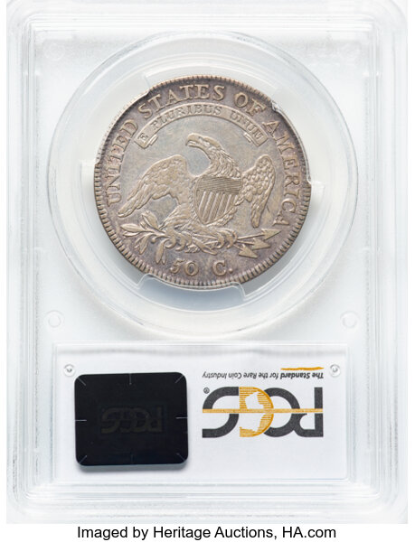 image for: 1809 50C Normal Edge, O-106, R.2, VF35 PCGS. PCGS Population: 4 in 35, 28 finer (10/25). CDN: $350 Whsle. Bid for NGC/PCGS ...