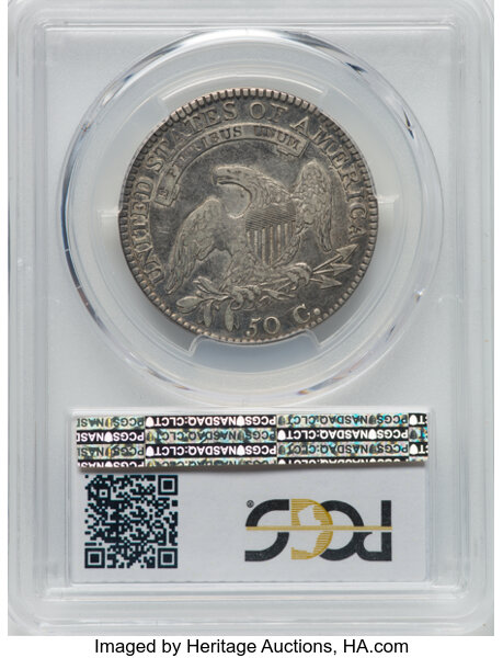 image for: 1814/3 50C O-101a, R.1, XF40 PCGS. PCGS Population: 12 in 40, 24 finer (10/25). CDN: $850 Whsle. Bid for NGC/PCGS XF40....