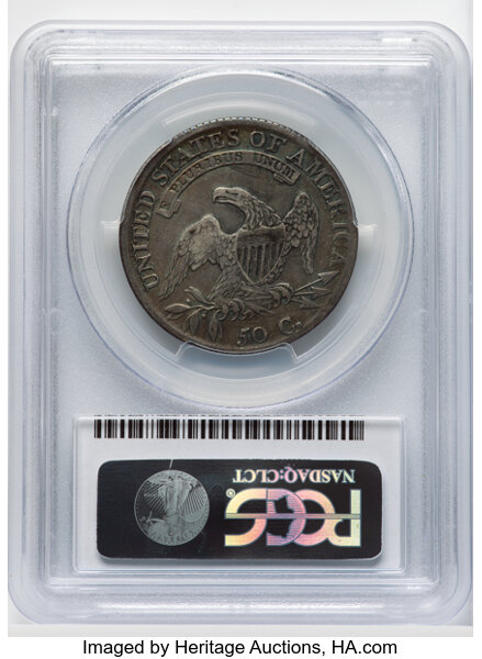 image for: 1814 50C O-107, R.2, XF40 PCGS. PCGS Population: 7 in 40, 28 finer (10/25). CDN: $575 Whsle. Bid for NGC/PCGS XF40....