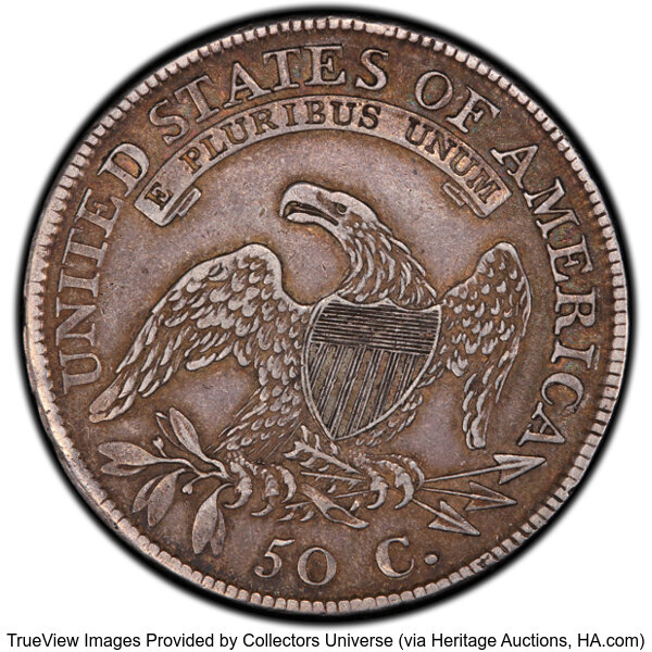 image for: 1811/10 50C O-101, R.1, XF40 PCGS. PCGS Population: 10 in 40, 27 finer (10/25). CDN: $550 Whsle. Bid for NGC/PCGS XF40. Min...