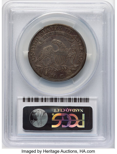 image for: 1809 50C Normal Edge, O-111, R.3, VF25 PCGS. PCGS Population: 3 in 25, 14 finer (10/25). CDN: $330 Whsle. Bid for NGC/PCGS ...