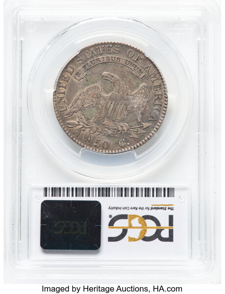 image for: 1819 50C O-114, R.2, VF35 PCGS. PCGS Population: 2 in 35, 14 finer (10/25). CDN: $260 Whsle. Bid for NGC/PCGS VF35....