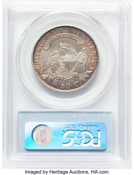 image for: 1826 50C O-120a, Low R.4, XF45 PCGS. PCGS Population: 6 in 45, 7 finer (10/25). CDN: $228 Whsle. Bid for NGC/PCGS XF45. Min...