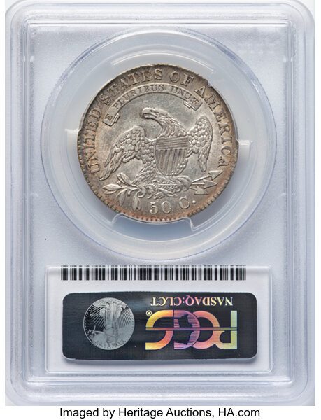 image for: 1830 50C Small 0, O-102, R.2, AU53 PCGS. PCGS Population: 3 in 53, 10 finer (10/25). CDN: $275 Whsle. Bid for NGC/PCGS AU53...