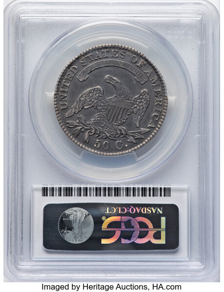 image for: 1830 50C Small 0, O-107, R.2, XF45 PCGS. PCGS Population: 5 in 45, 8 finer (10/25). CDN: $190 Whsle. Bid for NGC/PCGS XF45....