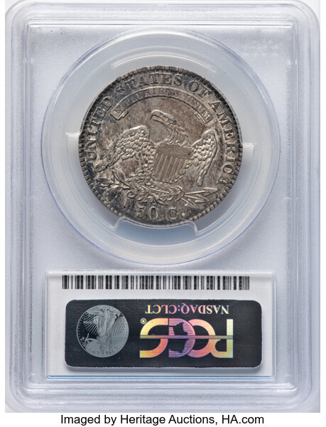 image for: 1830 50C Small 0, O-104, R.4, AU53 PCGS. PCGS Population: 2 in 53, 7 finer (10/25). CDN: $330 Whsle. Bid for NGC/PCGS AU53....