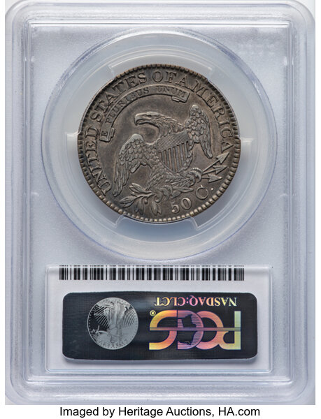 image for: 1826 50C O-112, R.4, XF45 PCGS. PCGS Population: 6 in 45, 13 finer (10/25). CDN: $228 Whsle. Bid for NGC/PCGS XF45....