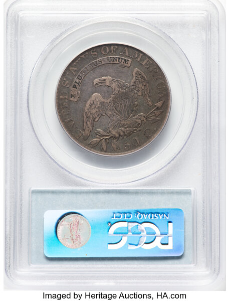 image for: 1824 50C O-105, R.2, VF30 PCGS. PCGS Population: 3 in 30, 38 finer (10/25). CDN: $120 Whsle. Bid for NGC/PCGS VF30. Mintage...