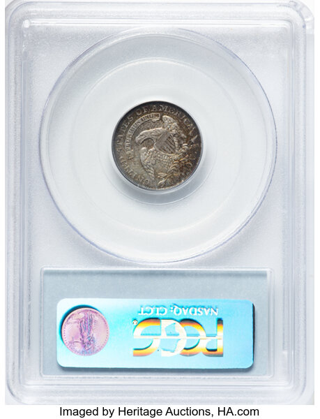image for: 1836 10C JR-1, R.3, XF45 PCGS. CAC. CDN: $285 Whsle. Bid for NGC/PCGS XF45. Mintage 1,190,000....