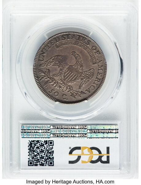 image for: 1810 50C O-101, R.1, AU53 PCGS. CDN: $840 Whsle. Bid for NGC/PCGS AU53. Mintage 1,276,276....