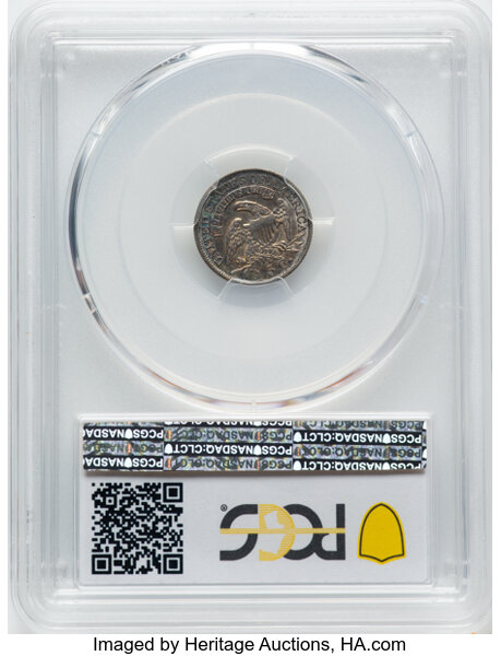 image for: 1832 H10C V-2, LM-12, R.2, AU50 PCGS. CDN: $220 Whsle. Bid for NGC/PCGS AU50. Mintage 965,000....