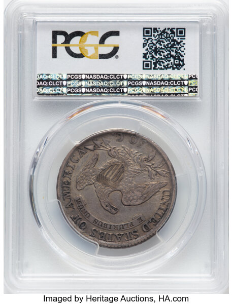 image for: 1812 50C Large 8, O-109a, R.2, AU50 PCGS. CDN: $575 Whsle. Bid for NGC/PCGS AU50. Mintage 1,628,059....