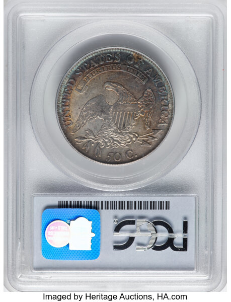image for: 1809 50C Normal Edge, O-102a, R.1, AU55 PCGS. CAC. CDN: $1,100 Whsle. Bid for NGC/PCGS AU55....