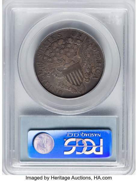 image for: 1806 50C Pointed 6, No Stem, O-109, T-15, R.1, XF40 PCGS. CAC. CDN: $1,400 Whsle. Bid for NGC/PCGS XF40....