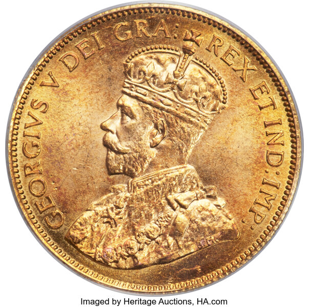 image for: Canada: George V gold 10 Dollars 1912 MS65 PCGS,...