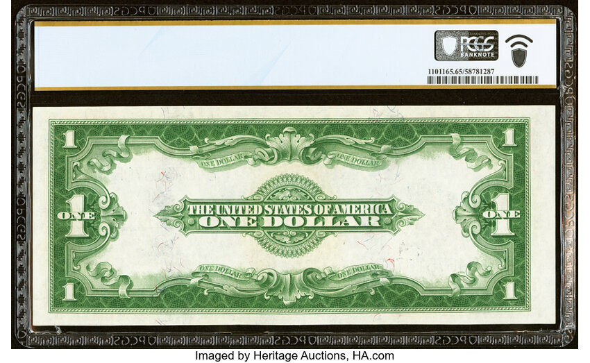 image for: Fr. 239 $1 1923 Silver Certificate PCGS Banknote Gem Unc 65 PPQ....