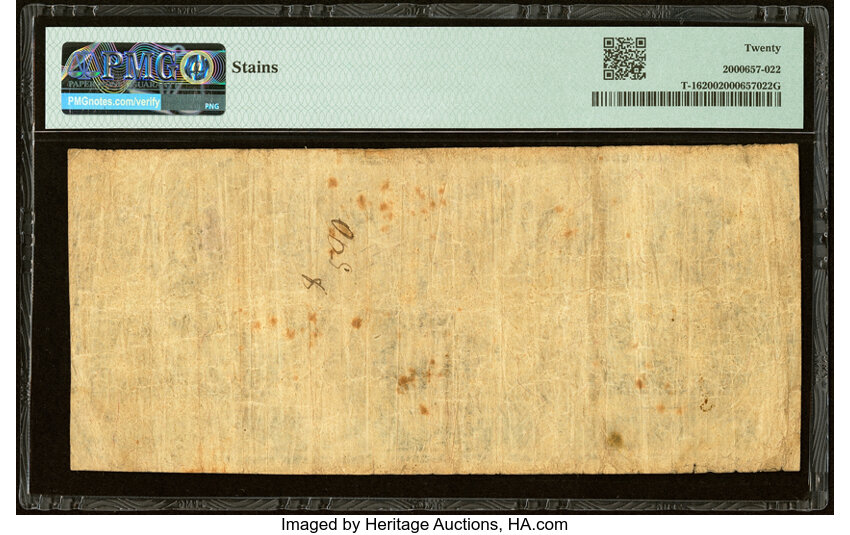 image for: T16 $50 1861 PF-11 Cr. 83 PMG Very Fine 20....