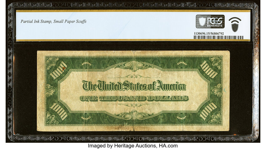 image for: Fr. 2211-I $1,000 1934 Mule Federal Reserve Note. PCGS Banknote Choice Fine 15....