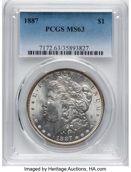 Image for 1858 P1c Copper-Nickel, 5 Leaves, J-208 PR64