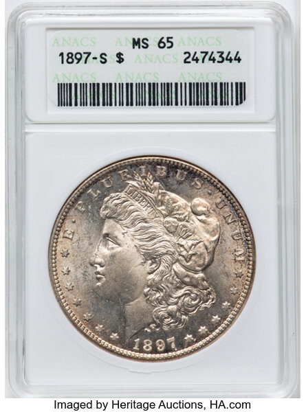 Image for 1893 $1  PR CAM PR66 CAM