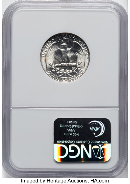 image for: 1953-D/S 25C FS-601 MS65 NGC. Formerly FS-022.3. NGC Census: 6 in 65, 4 finer (12/25). CDN: $225 Whsle. Bid for NGC/PCGS MS...
