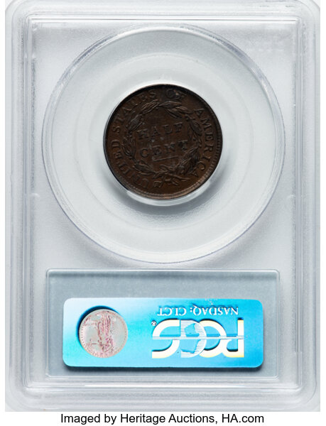 image for: 1809/6 1/2 C 9 Over Inverted 9, C-5, B-5, R.1, XF45 PCGS. PCGS CDN: $260 Whsle. Bid for NGC/PCGS XF45. Mintage 1,154,572. ...