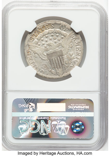 image for: 1807 50C Draped Bust, O-102, T-8, R.2, VF30 NGC. Ex: Sutton Court Collection. NGC Census: 9 in 30, 33 finer (12/25). CDN: $...