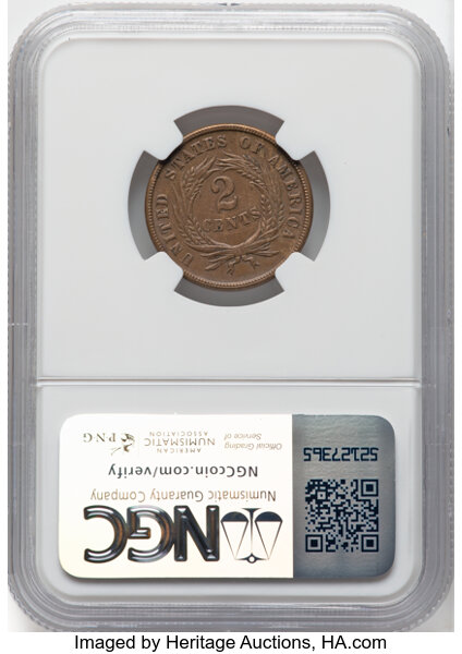 1827 50c Square Base 2, O-120a MS65 CAC thumbnail 2