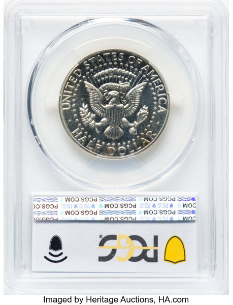 image for: 1964 50C Accented Hair, FS-401, PR67 PCGS.  CDN: $115 Whsle. Bid for NGC/PCGS PR67. ...