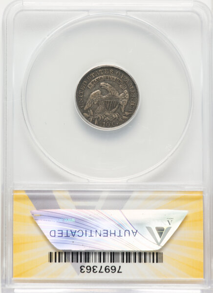 image for: 1834 10C Small 4, JR-7, R.2, VF35 ANACS....