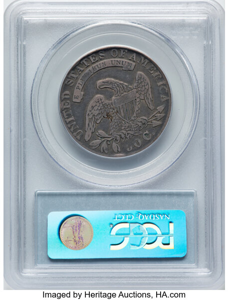 image for: 1833 50C O-110, R.1, VF25 PCGS. Ex: Manhattan Collection. PCGS Population: 2 in 25, 19 finer (11/25). CDN: $110 Whsle. Bid ...