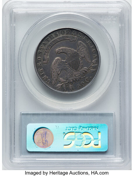 image for: 1835 50C O-108, R.3, VF30 PCGS. Ex: Manhattan Collection. PCGS Population: 5 in 30, 22 finer (11/25). CDN: $132 Whsle. Bid ...