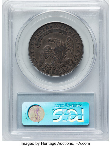 image for: 1835 50C O-107, R.1, XF40 PCGS. Ex: Manhattan Collection. PCGS Population: 6 in 40, 25 finer (11/25). CDN: $160 Whsle. Bid ...