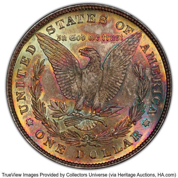 image for: 1878 8TF $1 Spiked Eye, VAM-3, MS62 PCGS. CDN: $260 Whsle. Bid for NGC/PCGS MS62. Mintage 699,300....