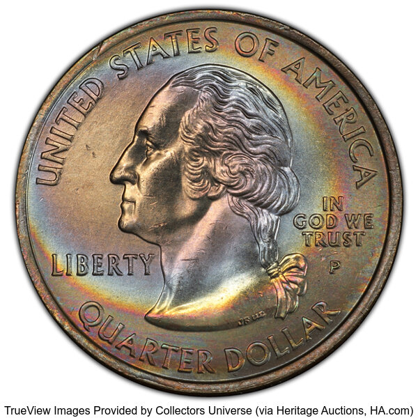 image for: 2008-P 25C New Mexico, MS66 PCGS. PCGS Population: 52 in 66, 183 finer (11/25). CDN: $6 Whsle. Bid for NGC/PCGS MS66. ...