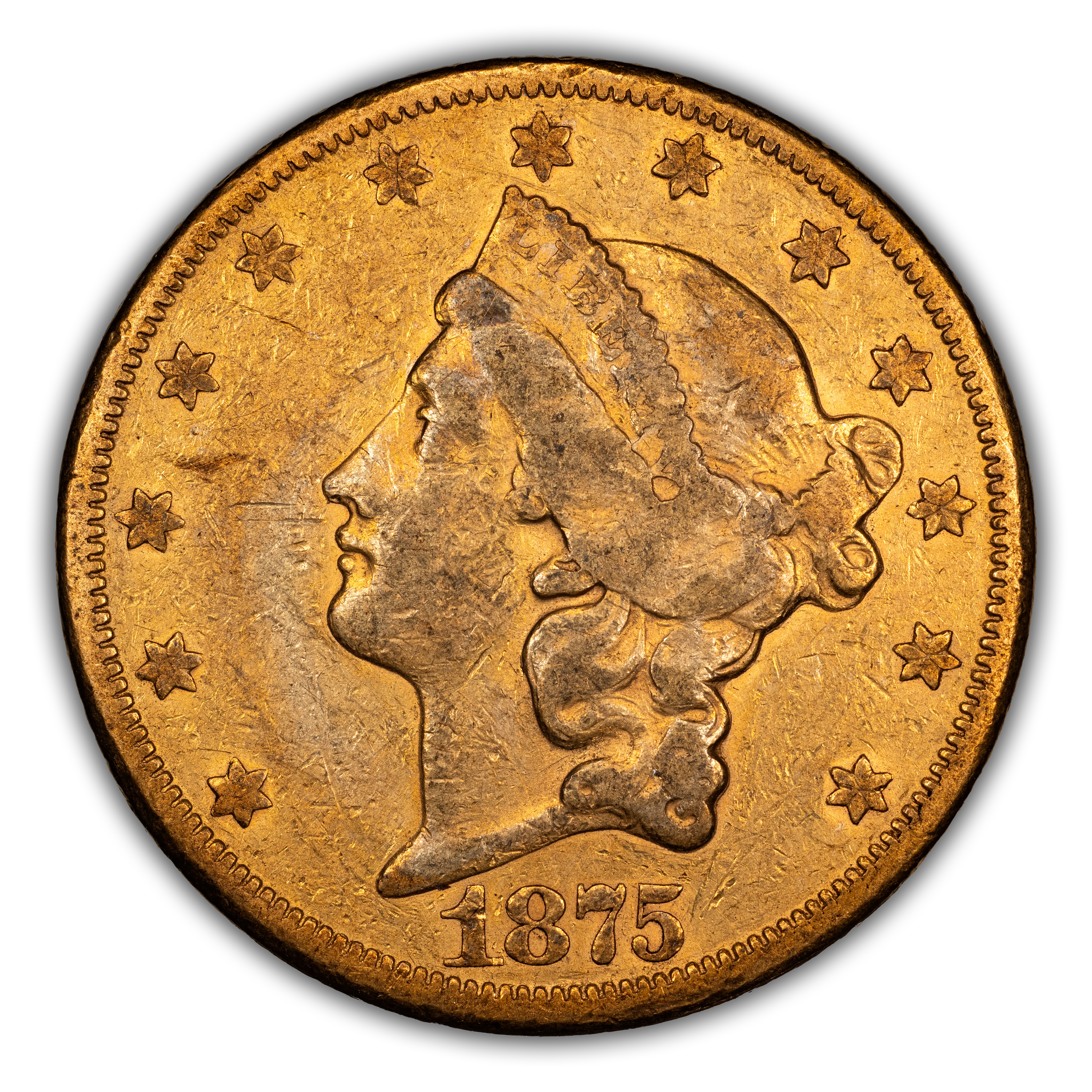 1875-CC $20 MS