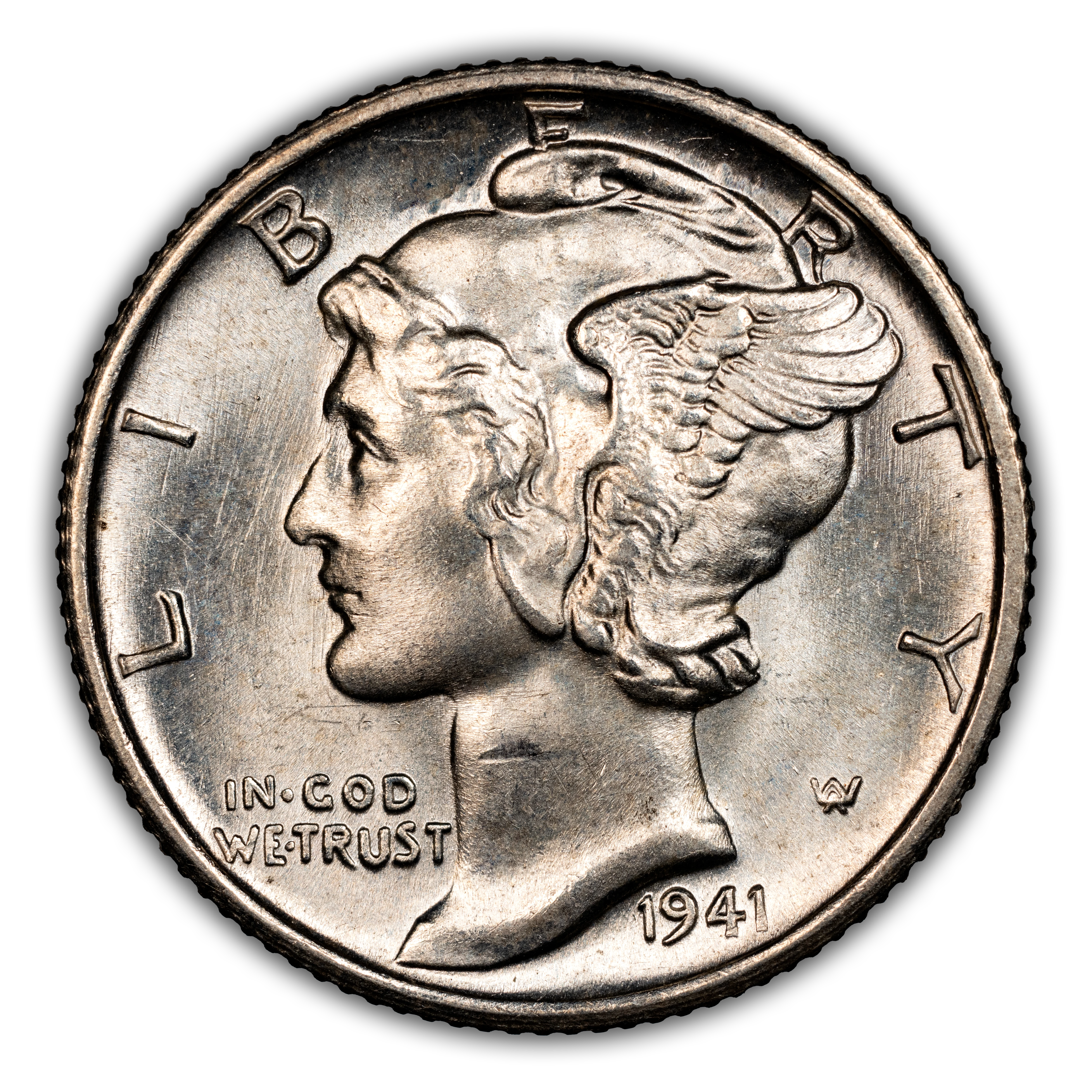 1941-S 10c Large S, FS-511 MS FB